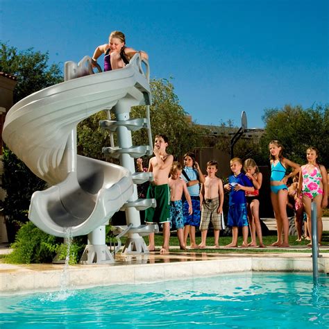 It has been noticed that kids always like to we have the cool source for inflatable kids pools. Inground pool slides: Safety information and design ideas
