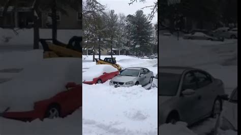Watch Your Car While Snow Plowing Is Done Youtube