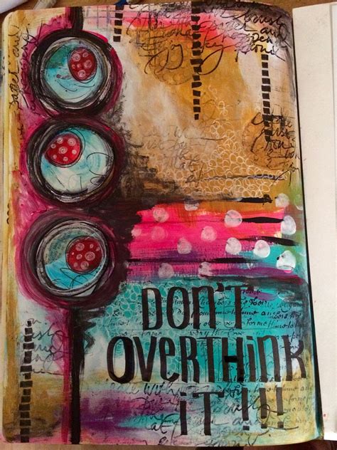 Minute Mixed Media Art Journal Page Mixed Media Art Journaling Art Journal Pages Art