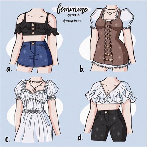 Feminine Outfit Ideas Dress Design Sketches