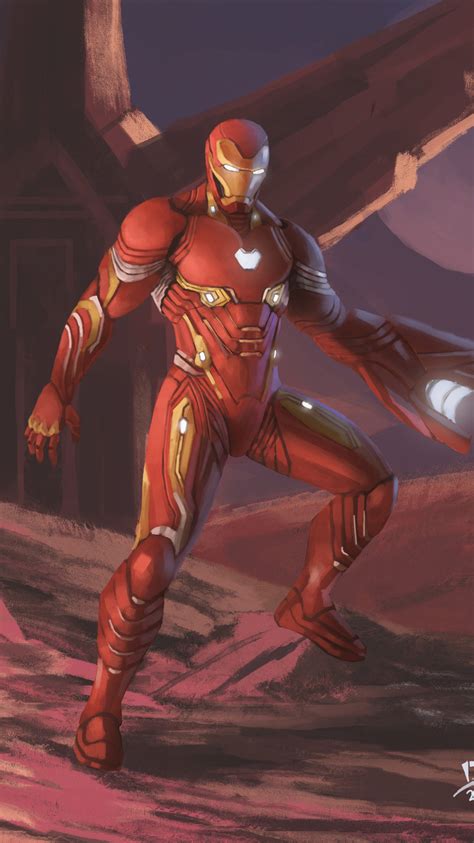 750x1334 Iron Man Nanosuit In Avengers Infinity War Iphone 6 Iphone 6s