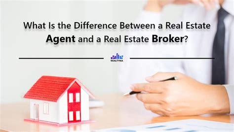 Difference Between A Real Estate Agent And A Real Estate Broker