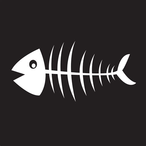 Download Fish skeleton symbol sign - Download Free Vectors, Clipart ...