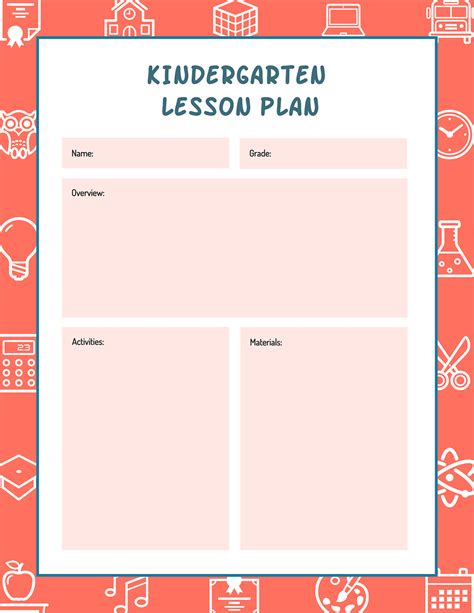 Pin On Customize Lesson Plan Template Printables