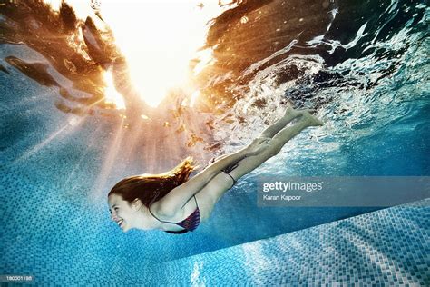 Teenage Girl Underwater Photo Getty Images
