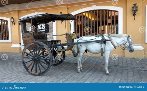 Vigan Kalesa Or Horse Drawn Carriage Editorial Photography Image Of