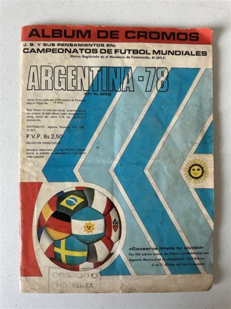 Album Argentina 78 Reyauca World Cup Fifa 1978 Mundial Venezuela Soccer •rare• £90 83 Picclick Uk