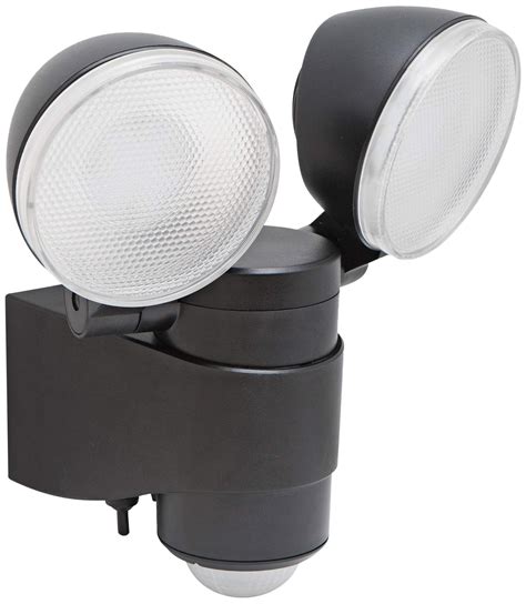 The range of the motion. Motion Activated Black 6 Inch High 2 Light Led Security ...