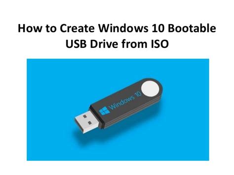 How To Create Windows 10 Bootable Usb Drive From Iso Using Command Pr