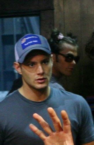 Jensen In The Director Chair Look Behind Him Its Jared He Has His