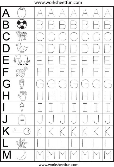 Printable Alphabet Trace Worksheet Martin Lindelof