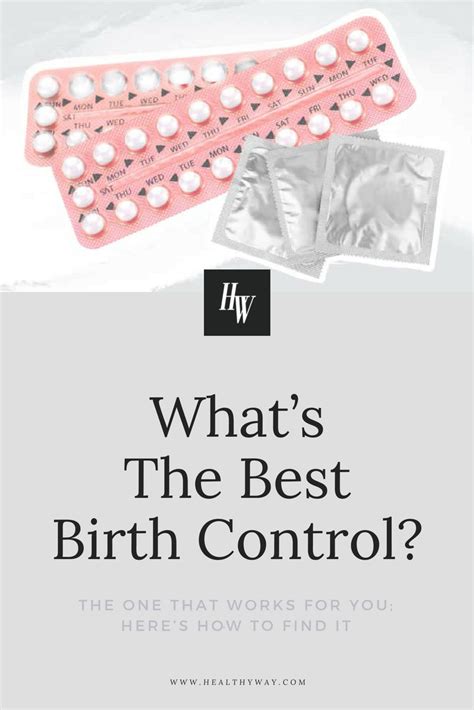 Trying To Find The Best Birth Control Means Considering A Host Of