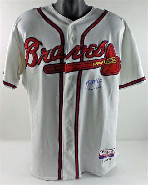 Find great deals on ebay for atlanta braves jerseys. Lot Detail - 2009 Brian McCann Game Worn & Signed Atlanta Braves Home Jersey (MLB Hologram)