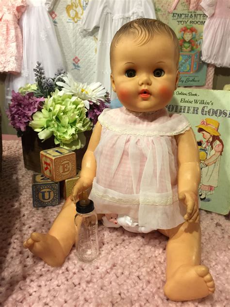 Sweet Little Baby Bannister Doll By Sun Rubber Company 1950s Tammys