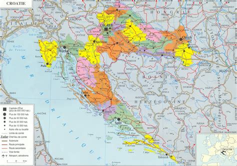 Informations touristiques sur la Croatie