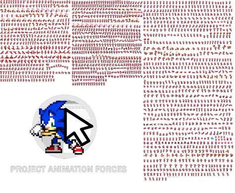 Amy Rose All Advance Sprites By Projectanimationforc On Deviantart