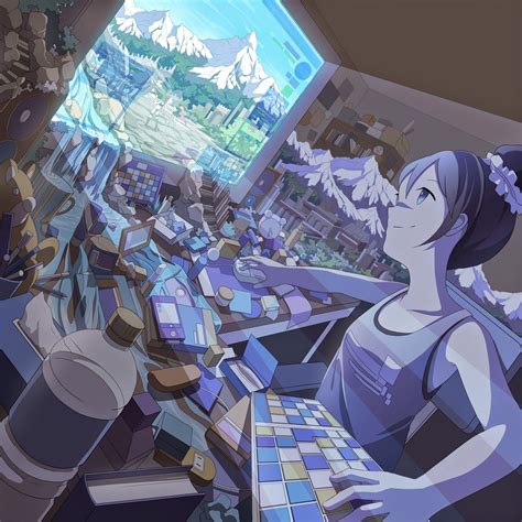 へびつかいhebitsukai Anime Gamer Girl Wallpaper Anime Gamer Girl