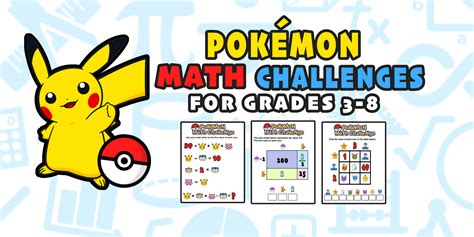 Have You Seen These Free Pokémon Math Puzzles — Mashup Math