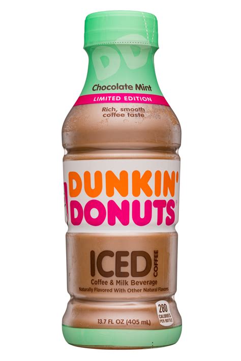 Image result for dunkin iced coffee calories. Chocolate Mint | Dunkin Donuts Iced Coffee | BevNET.com ...