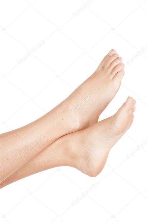 Womans Feet Up And Crossed Stock Photo By ©alanpoulson 11950956