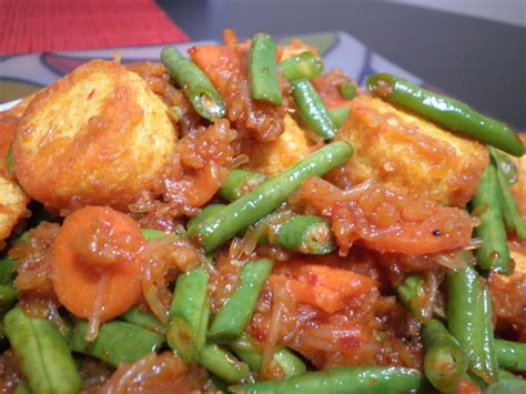 Tauhu begedil sambal kicap padu sungguh. Khai's Sedap-Sedapan: Tumis Kacang Panjang Dengan Tauhu Jepun
