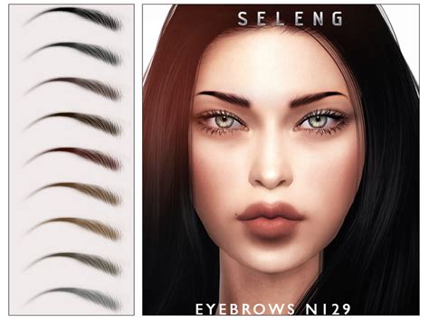 Eyebrows N129 By Seleng From Tsr Sims 4 Downloads