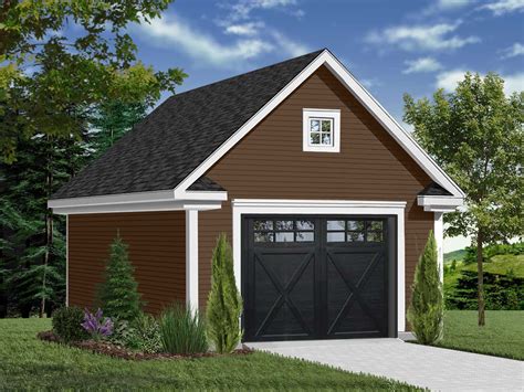 Match to a pro today · project cost guides · no obligations One Car Garage with Free Bonus - 21701DR | Architectural ...