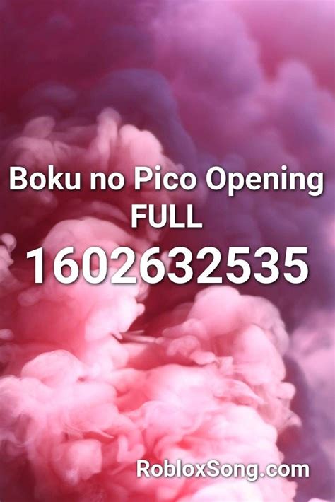 Boku No Pico Opening Full Roblox Id Roblox Music Codes Boku No Pico