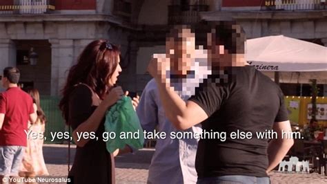 Youtube Video Shows Woman Pretend To Be Drunk During The Day In Madrid Daily Mail Online