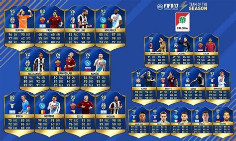 The official global account of lega serie a and its competitions. FIFA 17 Serie A Team of the Season (Calcio A)