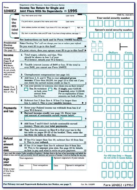 2015 Irs Tax Form 1040ez Instructions Form Resume Examples Yl5z2ye5zv