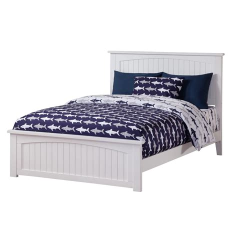 Atlantic Furniture Nantucket White Full Traditional Bed With Matching