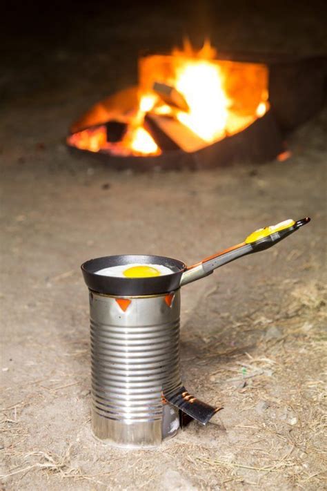 Build A Simple Camp Stove From A Tin Can Make Camping Stove Tin