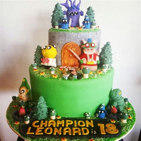 I love making kids cakes and toppers but i was a little apprehensive about this one because of the hair! One epic league of legends cake completed. Phew... that ...