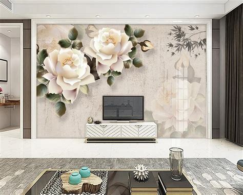 Buy Beibehang Custom Wallpaper Classical Elegant White