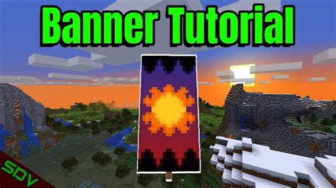 How To Make A Sunset Banner In Minecraft 114115 Easy Minecraft