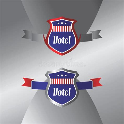 Vote And Election Label Theme Stock Vector Illustration Of Vote