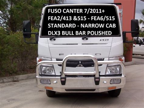 Fuso Canter Fe Deluxe 3 Bullbar 11 To 1012 4wd Gear Accessories