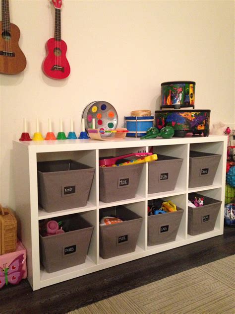 Kids Playroom Organized Playrooms Toy Storage Pretty Baskets