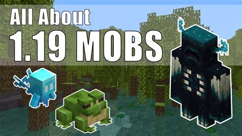 Minecraft 119 New Mobs All About The Warden Allay And Frog Youtube