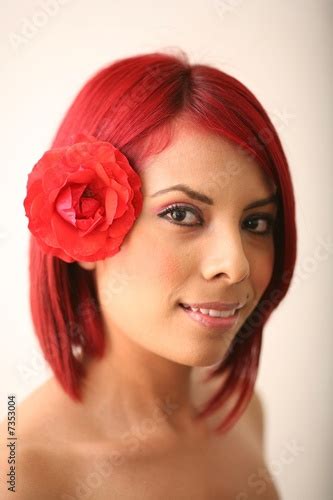 Sexy Latina Red Head Stock Photo Adobe Stock