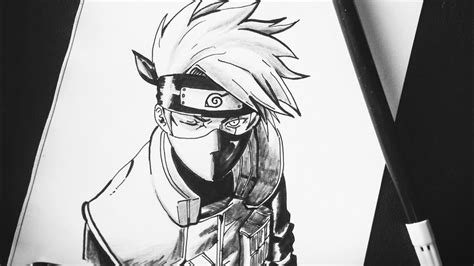 Como Desenhar O Kakashi Hatake Youtube