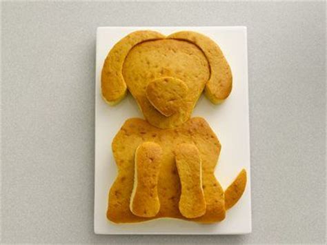 The meringue and shape of the pan do all the. Cute Golden Doodle Dog Cake | Recipe | Ea, Cake templates and Doodle dog