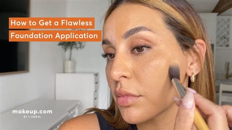 Tips To Achieving A Flawless Foundation Application Youtube