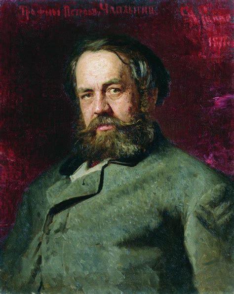 Portrait Of Tp Chaplygin A Cousin Of Ilya Repin 1877