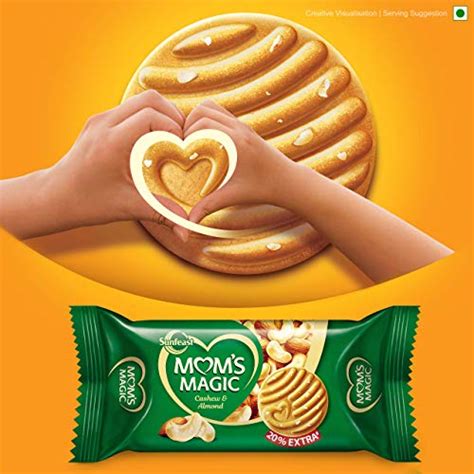 Sunfeast Moms Magic Biscuit Cashew And Almond 50g 10g Extra · Diet