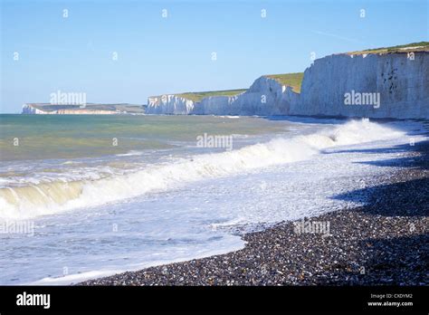 Birling Gap And Chalk Cliffs Of The Seven Sisters East Sussex South