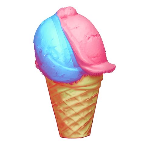 Dessin vintage de cornet de crème glacée Sherbert aux couleurs de l arc en ciel Creative Fabrica