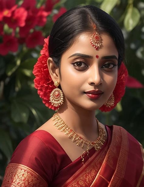 Premium Ai Image Indian Bengali Beautiful Girl Generate By Ai