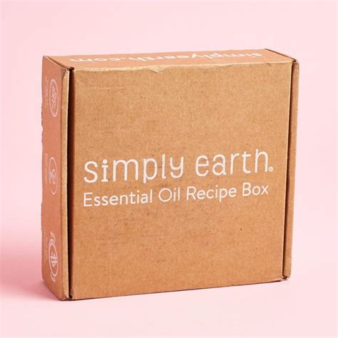 Simply Earth Essential Oil Recipe Box Review Coupon January 2020
